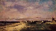Charles-Francois Daubigny French Coastal Scene Spain oil painting artist